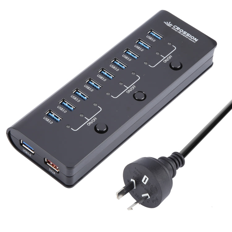 ORICO CRU3-H9C1 10 Port USB3.0 12V 4A HUB Power Adapter, Plug:AU Plug - Power Supply by ORICO | Online Shopping UK | buy2fix