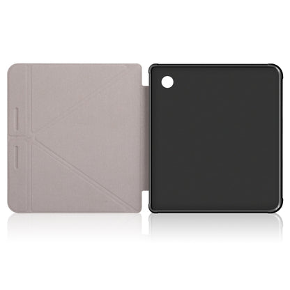 For Kobo Libra Colour 2024 Solid Color Deformation TPU Leather Smart Tablet Case(Lazy Cat) - Others by buy2fix | Online Shopping UK | buy2fix