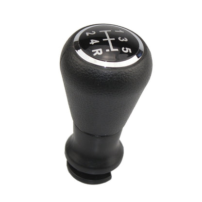 For Citroen C4 / Peugeot 307 Car Gear Lever Knob Leather Gear Shift Knob, with Converter(Black) - Shift Knob by buy2fix | Online Shopping UK | buy2fix