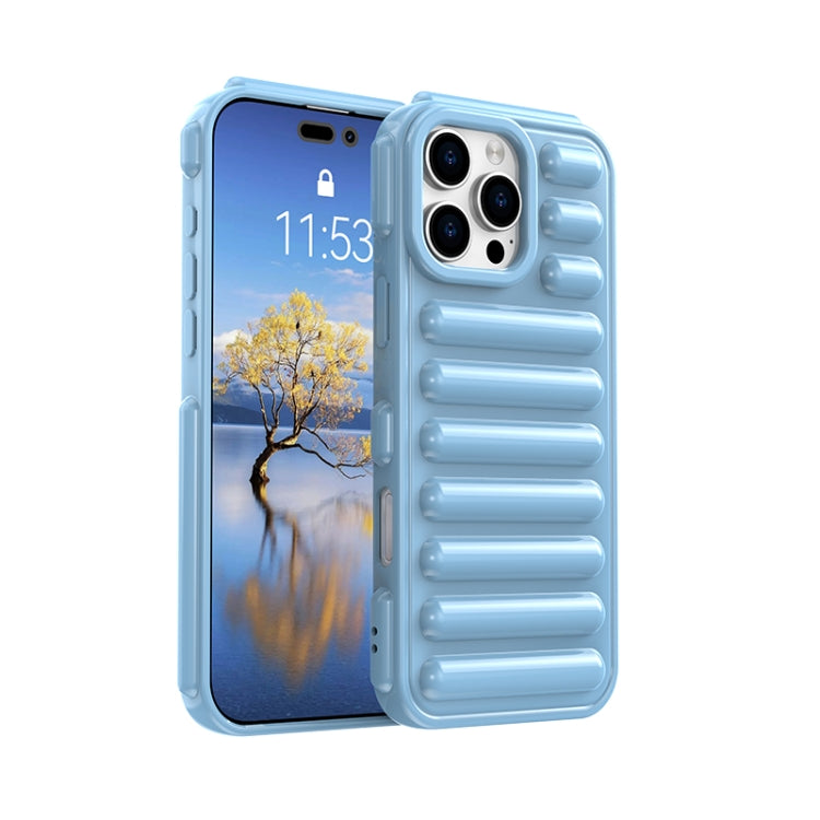 For iPhone 16 Pro Max Capsule Series Candy Color TPU Phone Case(Blue) - iPhone 16 Pro Max Cases by buy2fix | Online Shopping UK | buy2fix