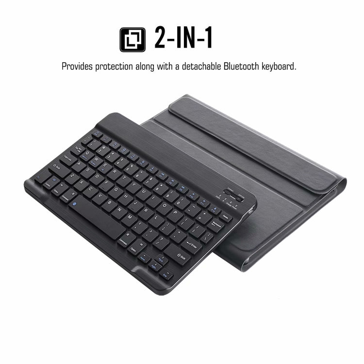 ST500 For Samsung Galaxy Tab A7 T500/T505 10.4 inch 2020 Ultra-thin Detachable Bluetooth Keyboard Leather Tablet Case with Stand & Sleep Function & Backlight(Black) - Samsung Keyboard by buy2fix | Online Shopping UK | buy2fix