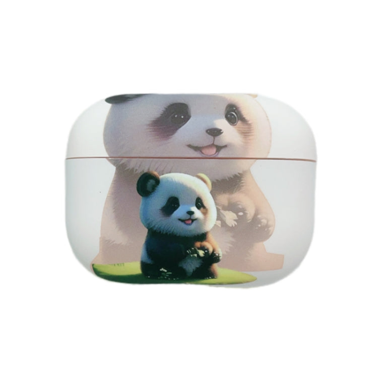 For AirPods Pro 2 Phantom Panda Pattern Earbuds Box Frosted TPU Case(White) - For AirPods Pro 2 by buy2fix | Online Shopping UK | buy2fix