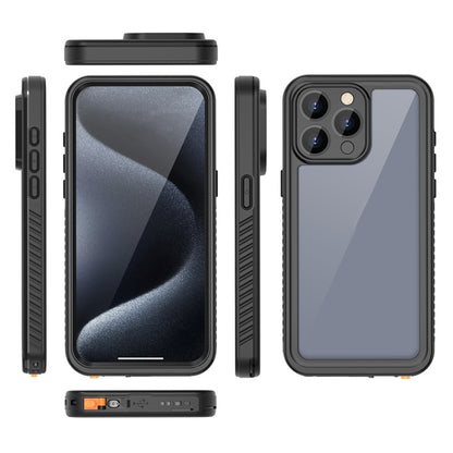 For iPhone 15 Pro Max RedPepper Shockproof IP68 Waterproof PC + TPU Protective Case(Black) - iPhone 15 Pro Max Cases by RedPepper | Online Shopping UK | buy2fix