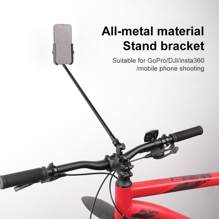 Bicycle Handlebar Holder Pea Clip Phone Clamp 50cm Rod Set - Bicycle Handlebar Mount by buy2fix | Online Shopping UK | buy2fix