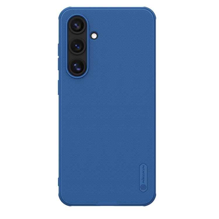 For Samsung Galaxy S24 FE 5G NILLKIN Frosted Shield Pro PC + TPU Phone Case(Blue) - Galaxy S24 FE 5G Cases by NILLKIN | Online Shopping UK | buy2fix