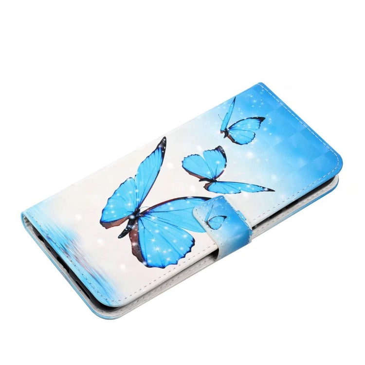 For Samsung Galaxy S25 5G Oil Embossed 3D Drawing Leather Phone Case(3 Butterflies) - Galaxy S25 5G Cases by buy2fix | Online Shopping UK | buy2fix