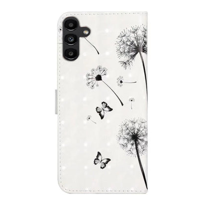 For Samsung Galaxy S25 5G Oil Embossed 3D Drawing Leather Phone Case(Couple Dandelion) - Galaxy S25 5G Cases by buy2fix | Online Shopping UK | buy2fix