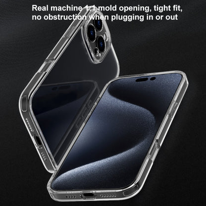 For iPhone 16 Pro Four Corner Airbag Transparent Glass Phone Case - iPhone 16 Pro Cases by buy2fix | Online Shopping UK | buy2fix