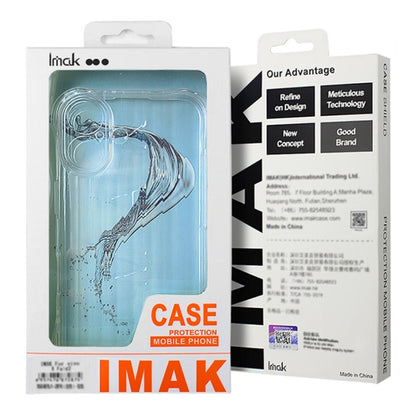 For Redmi Note 13R 5G IMAK Corrugated Texture Airbag TPU Phone Case(Transparent) - Xiaomi Cases by imak | Online Shopping UK | buy2fix