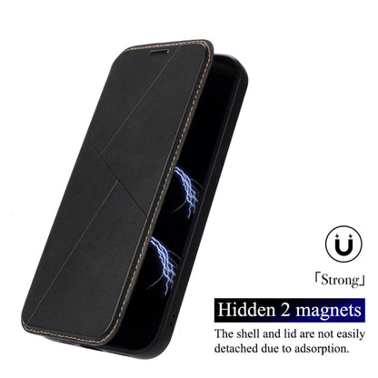 For iPhone 16 Pro Magnetic Armor Series RFID Card Slots Leather Phone Case(Blue) - iPhone 16 Pro Cases by buy2fix | Online Shopping UK | buy2fix