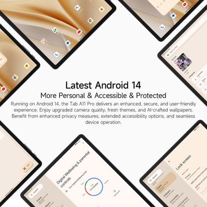 [HK Warehouse] Ulefone Tab A11 Pro Tablet PC, 8GB+256GB, 11 inch Android 14 MediaTek Helio G99 Octa Core 4G Network, EU Plug(Space Gray) - Other by Ulefone | Online Shopping UK | buy2fix