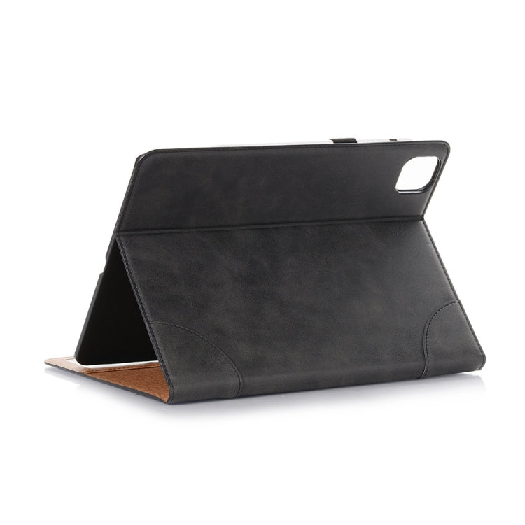 Retro Book Style Leather Tablet Case For iPad Pro 11 2024(Black) - iPad Pro 11 2024 Cases by buy2fix | Online Shopping UK | buy2fix