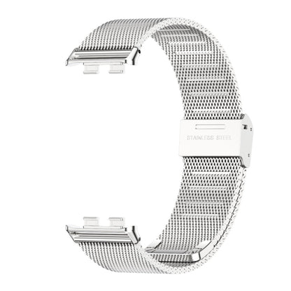 For Honor Band 9 MIJOBS Milan Buckle Stainless Steel Watch Band(Silver) - Watch Bands by MIJOBS | Online Shopping UK | buy2fix