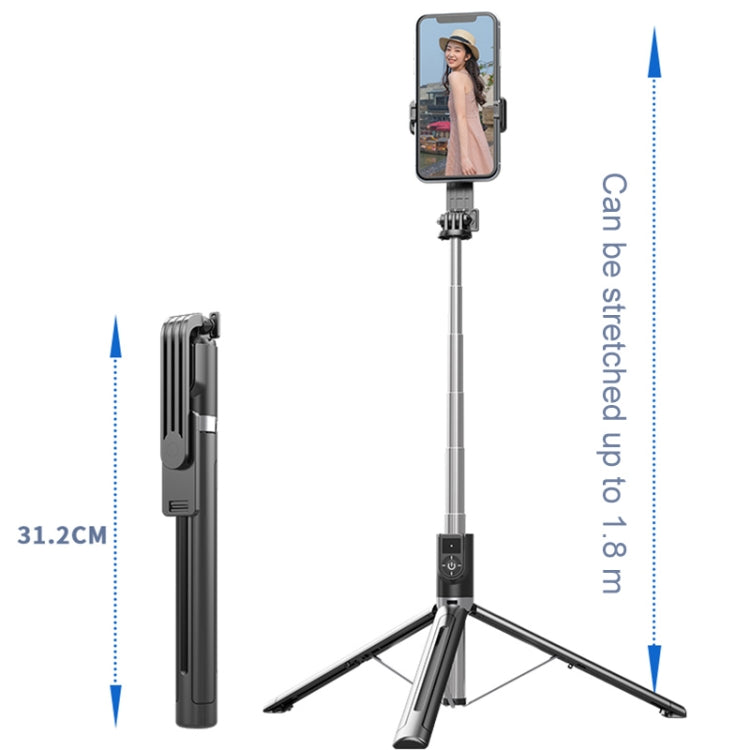 P89E Multi-function Live Broadcast Stand Mobile Phone Bluetooth Selfie Stick, 1.8m - Selfie Sticks by buy2fix | Online Shopping UK | buy2fix