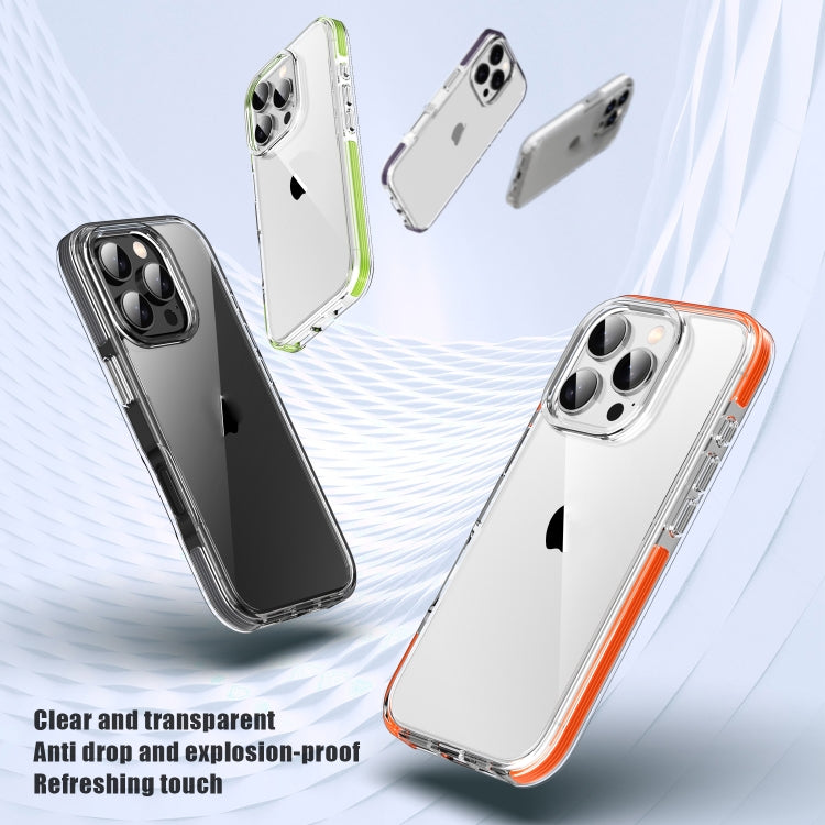 For iPhone 16 Pro Max TPE Airbag TPU+ PC Full Coverage Phone Case(Orange) - iPhone 16 Pro Max Cases by buy2fix | Online Shopping UK | buy2fix