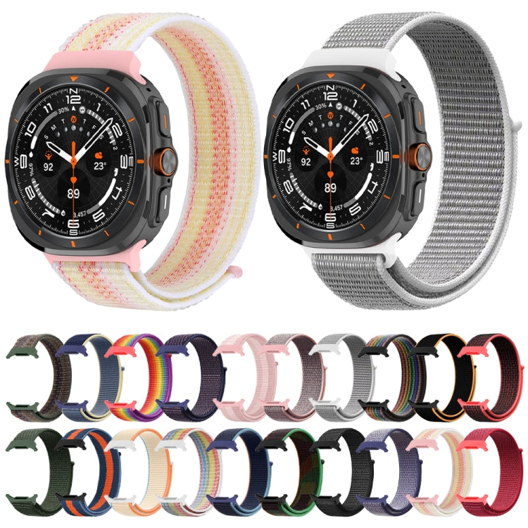 For Samsung Galaxy Watch Ultra 47mm Plastic Connector Nylon Loop Watch Band(Unity Mosaic) - Watch Bands by buy2fix | Online Shopping UK | buy2fix