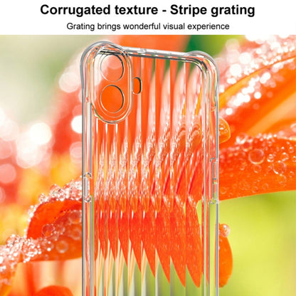 For Nothing CMF Phone 1 IMAK Corrugated Texture Airbag TPU Phone Case(Transparent) - More Brand by imak | Online Shopping UK | buy2fix