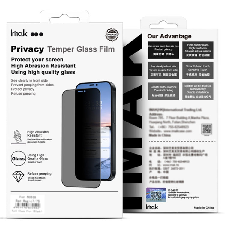 For Xiaomi Mix Flip imak 3D Curved Privacy Anti-glare Full Rear Screen Tempered Glass Film - Mix Flip Tempered Glass by imak | Online Shopping UK | buy2fix