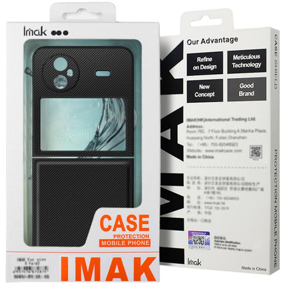 For Huawei nova Flip imak Ruiyi Series Carbon Fiber PU + PC Phone Case - Huawei Cases by imak | Online Shopping UK | buy2fix