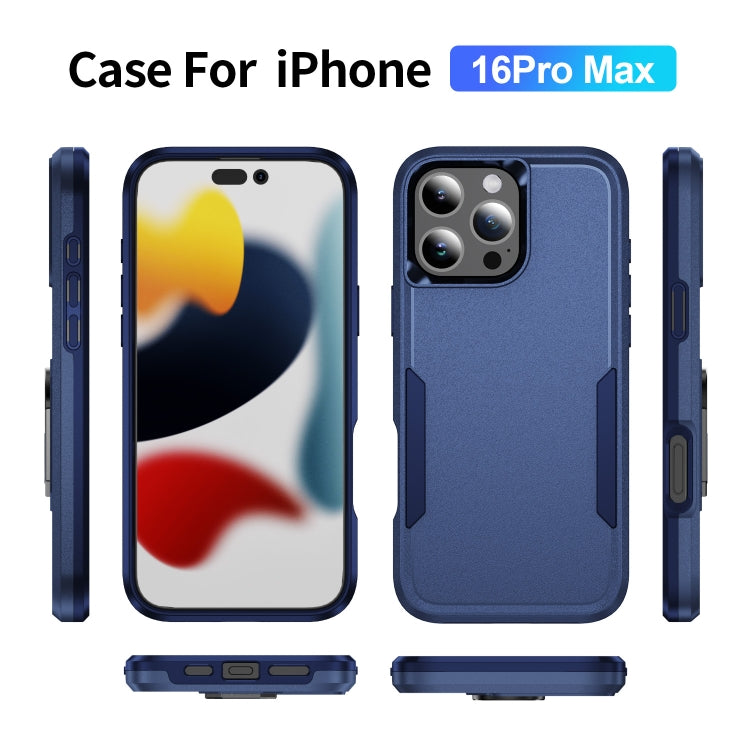 For iPhone 16 Pro Max Pioneer Armor Heavy Duty PC + TPU Phone Case(Blue) - iPhone 16 Pro Max Cases by buy2fix | Online Shopping UK | buy2fix