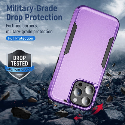 For iPhone 16 Pro Pioneer Armor Heavy Duty PC + TPU Phone Case(Purple+Black) - iPhone 16 Pro Cases by buy2fix | Online Shopping UK | buy2fix