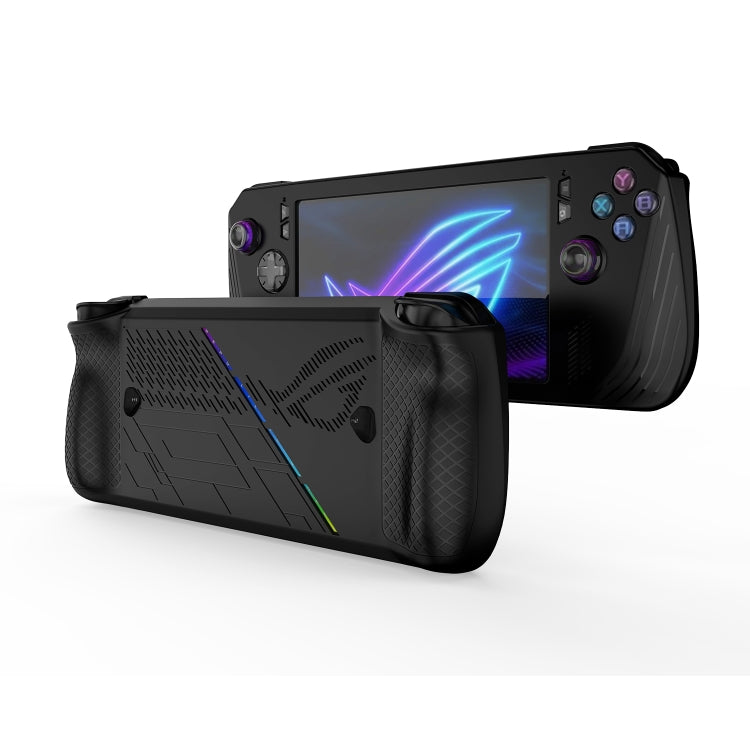 For ASUS ROG Ally X Game Console Silicone Protective Case(Black) - Accessories by buy2fix | Online Shopping UK | buy2fix