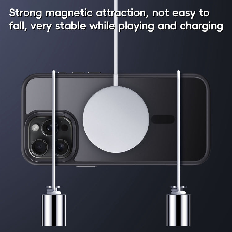 For iPhone 16 Frosted MagSafe Magnetic Phone Case(White) - iPhone 16 Cases by buy2fix | Online Shopping UK | buy2fix