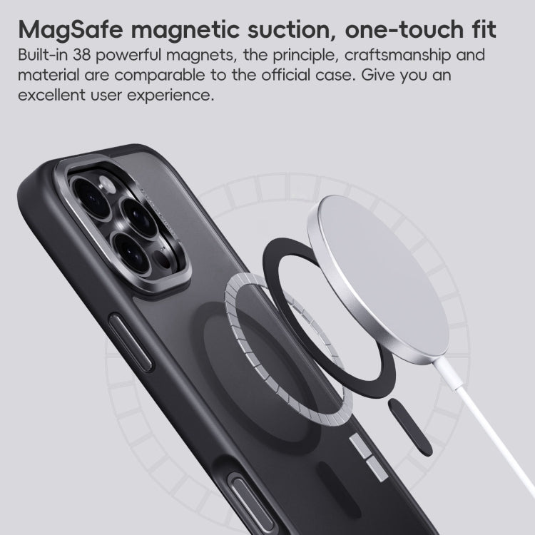 For iPhone 16 Pro Max Frosted MagSafe Magnetic Phone Case(Puprle) - iPhone 16 Pro Max Cases by buy2fix | Online Shopping UK | buy2fix