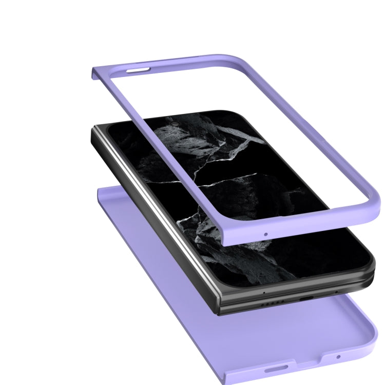 For Google Pixel 9 Pro Fold Skin Feel PC Phone Case(Purple) - Google Cases by buy2fix | Online Shopping UK | buy2fix