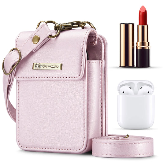 CaseMe Me50 Mini Universal Bag for Apple and Samsung Headphones + Lipstick(Pink) - For AirPods 1/2 by CaseMe | Online Shopping UK | buy2fix