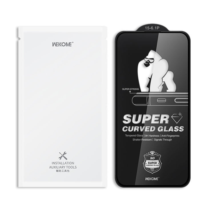 For iPhone 16 Plus / 15 Plus WK WTP-094 King Kong 6D Curved Frosted Tempered Glass Film - iPhone 16 Plus Cases by WK | Online Shopping UK | buy2fix