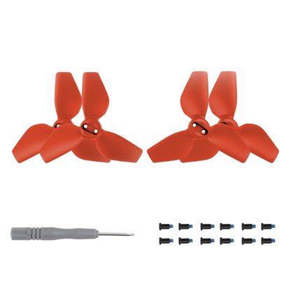 For DJI Neo Sunnylife 2016S Drone Color 3-Blade Propeller, Quantity:2 pairs(Red) - DIY Propeller by Sunnylife | Online Shopping UK | buy2fix