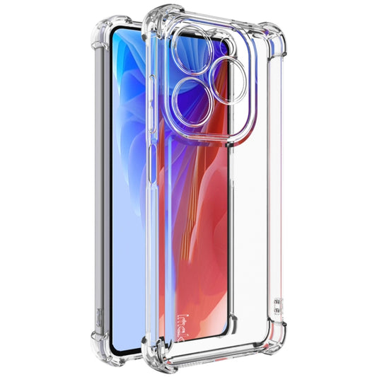 For Infinix Smart 8 Pro X6525B Africa IMAK UX-4 Series Four-corner Shockproof Phone Case(Transparent) - Infinix Cases by imak | Online Shopping UK | buy2fix