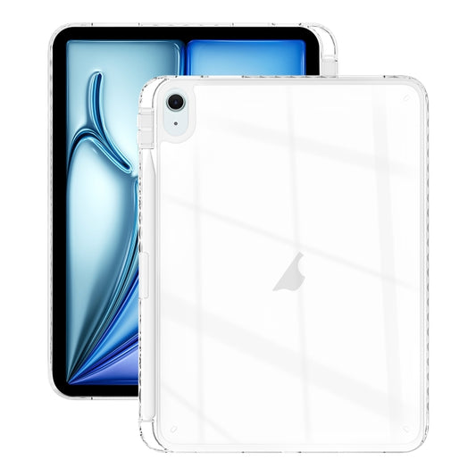 For iPad Air 13 2024 / Pro 12.9 2022 Acrylic Hybrid TPU Tablet Case with Pen Slot(Transparent) - iPad Air 13 2024 Cases by buy2fix | Online Shopping UK | buy2fix