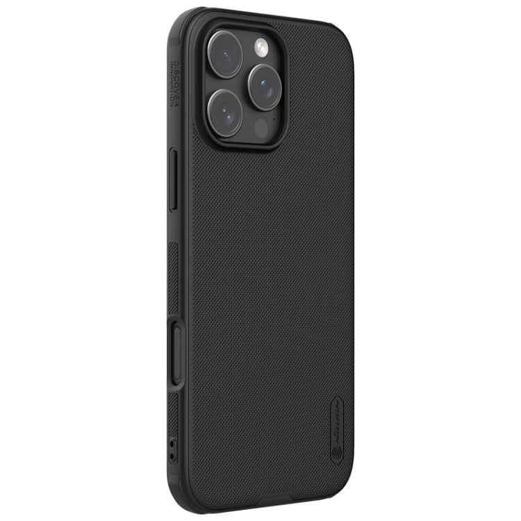 For iPhone 16 Pro Max NILLKIN Frosted Shield Pro Magnetic Magsafe Phone Case(Black) - iPhone 16 Pro Max Cases by NILLKIN | Online Shopping UK | buy2fix