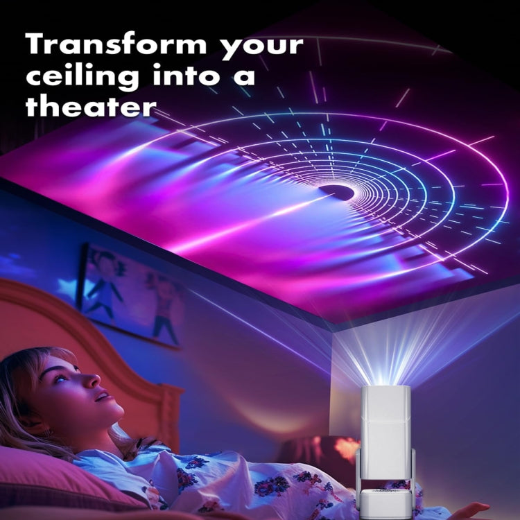 Y7S 720P Android 11 OS Portable Home WiFi Projector with Speaker, CPU:RK3326(EU Plug) - Mini Projector by buy2fix | Online Shopping UK | buy2fix