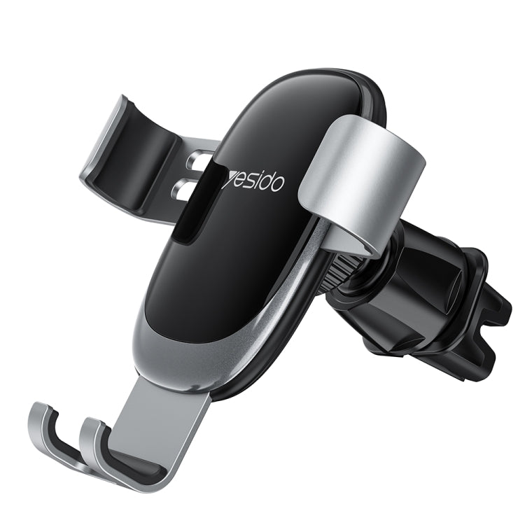 Yesido C122 Car Air Outlet Gravity Clamp Arm Mobile Phone Holder(Black) - Car Holders by Yesido | Online Shopping UK | buy2fix