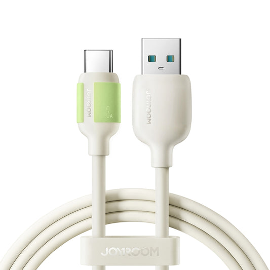 JOYROOM S-A53 Fluorescent Series 3A USB to Type-C Fast Charging Data Cable, Length:1.2m(Beige) - USB-C & Type-C Cable by JOYROOM | Online Shopping UK | buy2fix