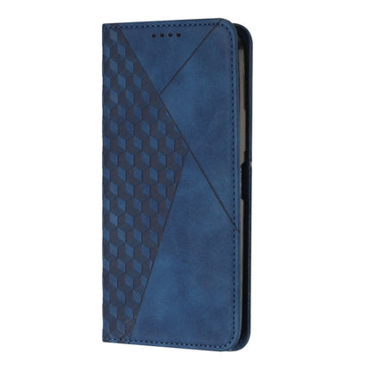 For Samsung Galaxy S25 Ultra 5G Diamond Splicing Skin Feel Magnetic Leather Phone Case(Blue) - Galaxy S25 Ultra 5G Cases by buy2fix | Online Shopping UK | buy2fix