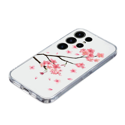 For Samsung Galaxy S25 Ultra 5G Colorful Painting Pattern TPU Phone Case(Plum Blossom) - Galaxy S25 Ultra 5G Cases by buy2fix | Online Shopping UK | buy2fix