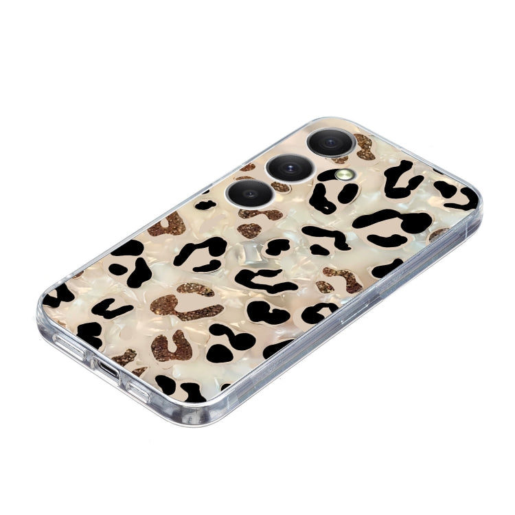 For Samsung Galaxy S25 5G Colorful Painting Pattern TPU Phone Case(Leopard) - Galaxy S25 5G Cases by buy2fix | Online Shopping UK | buy2fix