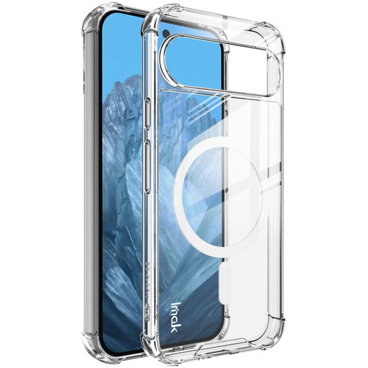 For Google Pixel 9 / 9 Pro IMAK Space Shield PC + TPU Airbag Shockproof MagSafe Phone Case(Transparent) - Google Cases by imak | Online Shopping UK | buy2fix