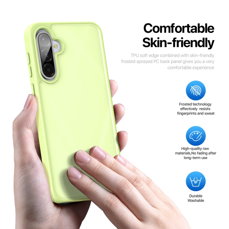 For Samsung Galaxy A36 5G / A56 5G DUX DUCIS Yind Series TPU Hybrid PC Phone Case(Lime Green) - Galaxy Phone Cases by DUX DUCIS | Online Shopping UK | buy2fix