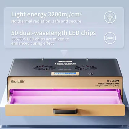 Qianli UVX24 16 inch Powerful Integrated UV Curing Lamp Box, Plug:US Plug - Others by QIANLI | Online Shopping UK | buy2fix