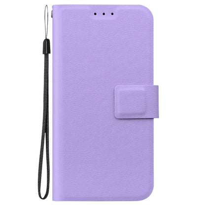 For Samsung Galaxy S25+ 5G Ultra-thin Voltage Magnetic Buckle Leather Phone Case(Purple) - Galaxy S25+ 5G Cases by buy2fix | Online Shopping UK | buy2fix