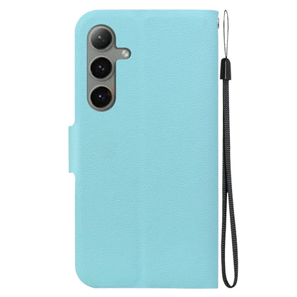 For Samsung Galaxy S25+ 5G Ultra-thin Voltage Magnetic Buckle Leather Phone Case(Green) - Galaxy S25+ 5G Cases by buy2fix | Online Shopping UK | buy2fix