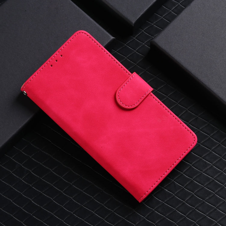 For OnePlus 13 Skin Feel Magnetic Flip Leather Phone Case(Rose Red) - OnePlus Cases by buy2fix | Online Shopping UK | buy2fix