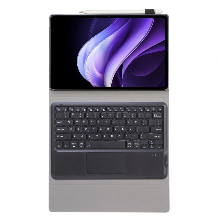 For vivo Pad3 12.1 inch AV10-A TPU Ultra-thin Detachable Bluetooth Keyboard Leather Case with Touchpad(Black) - Others Keyboard by buy2fix | Online Shopping UK | buy2fix