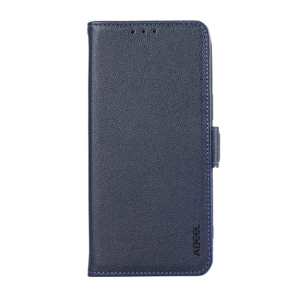 For OnePlus 13 ABEEL Side-Magnetic Litchi Pattern Leather RFID Phone Case(Blue) - OnePlus Cases by buy2fix | Online Shopping UK | buy2fix