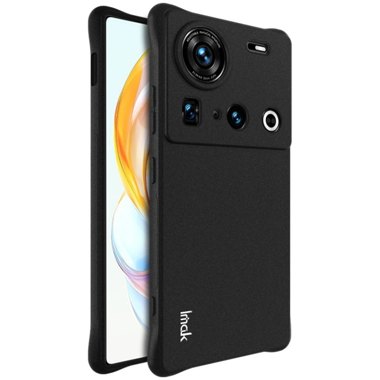 For ZTE nubia Z70 Ultra 5G imak Shockproof Airbag TPU Phone Case(Matte Black) - ZTE Cases by imak | Online Shopping UK | buy2fix